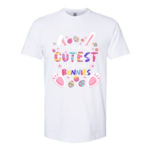 I Teach The Cutest Eletary Bunnies Teacher Easter Day Gift Softstyle CVC T-Shirt