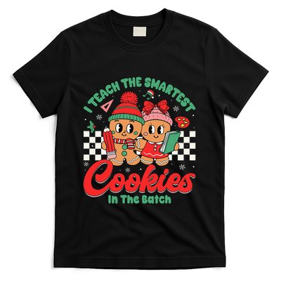 I Teach The Smartest Cookies In The Batch Teacher Christmas T-Shirt