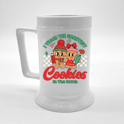 I Teach The Smartest Cookies In The Batch Teacher Christmas Beer Stein