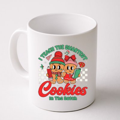 I Teach The Smartest Cookies In The Batch Teacher Christmas Coffee Mug