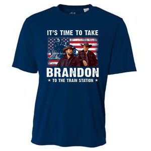 Its Time To Take Brandon To The Train Station Cooling Performance Crew T-Shirt