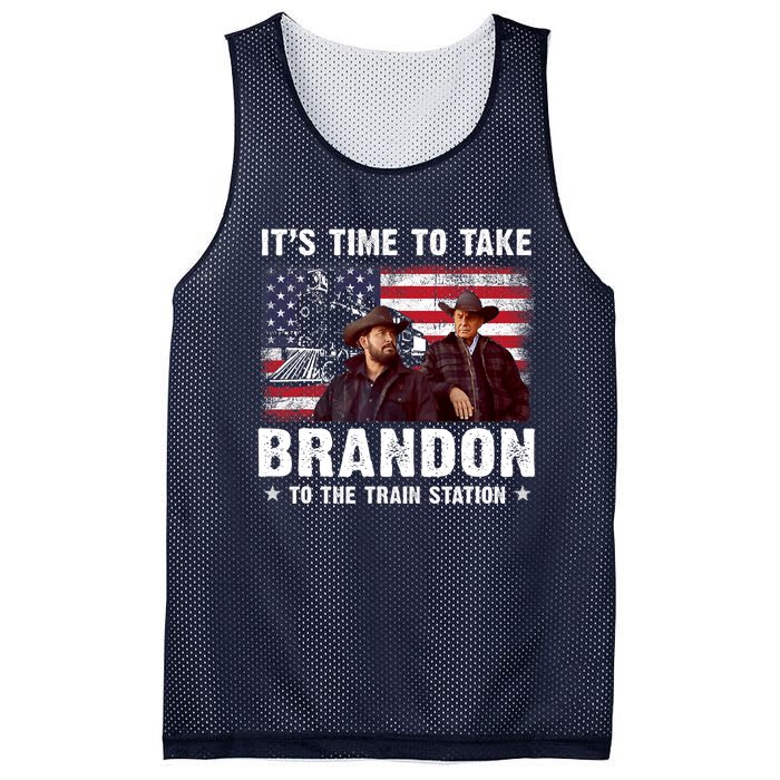 Its Time To Take Brandon To The Train Station Mesh Reversible Basketball Jersey Tank