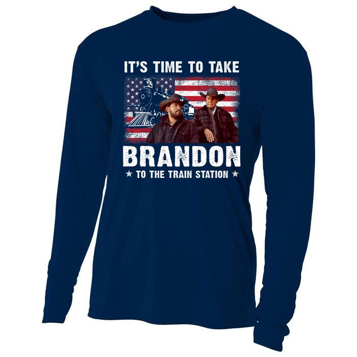 Its Time To Take Brandon To The Train Station Cooling Performance Long Sleeve Crew