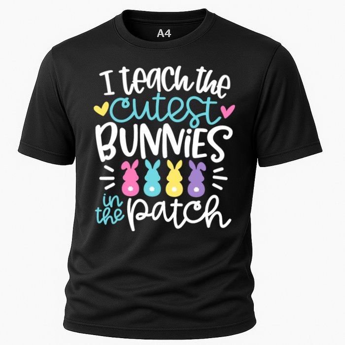 I Teach The Cutest Bunnies In The Patch Easter Teacher Performance Shirt