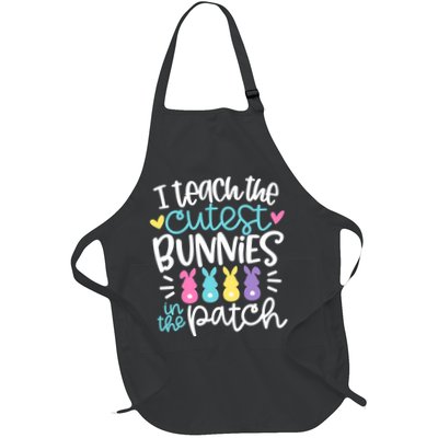 I Teach The Cutest Bunnies In The Patch Easter Teacher Apron