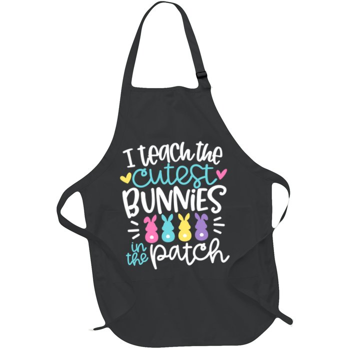 I Teach The Cutest Bunnies In The Patch Easter Teacher Apron
