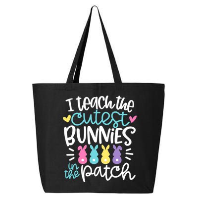 I Teach The Cutest Bunnies In The Patch Easter Teacher 25L Jumbo Tote
