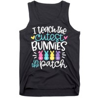 I Teach The Cutest Bunnies In The Patch Easter Teacher Tank Top