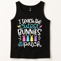 I Teach The Cutest Bunnies In The Patch Easter Teacher Tank Top