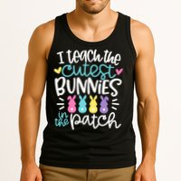 I Teach The Cutest Bunnies In The Patch Easter Teacher Tank Top