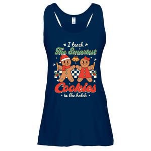 I Teach The Smartest Cookies In The Batch Teacher Christmas Ladies Essential Flowy Tank