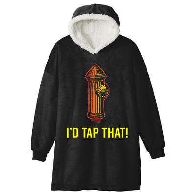 ID Tap That Funny Firefighter Hooded Wearable Blanket