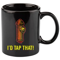ID Tap That Funny Firefighter 11oz C Handle Ceramic Mug