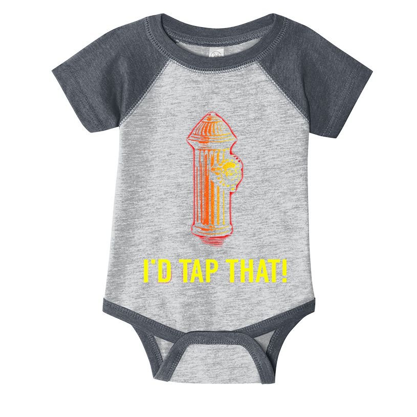 ID Tap That Funny Firefighter Infant Baby Jersey Bodysuit