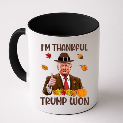 Im Thankful Trump Won Thanksgiving Mug
