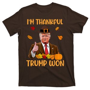 Im Thankful Trump Won Thanksgiving T-Shirt