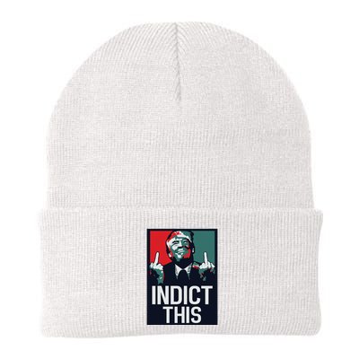 Indict This Trump Trump Not Guilty Trump Mugshot Beanie