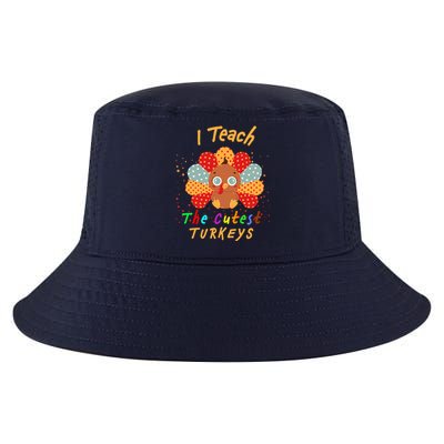 I Teach The Cutest Turkeys Cool Comfort Performance Bucket Hat