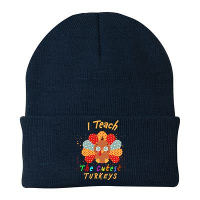 I Teach The Cutest Turkeys Knit Cap Winter Beanie