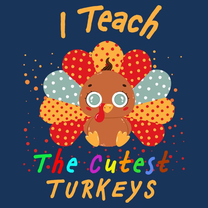 I Teach The Cutest Turkeys 16 in Basic Backpack