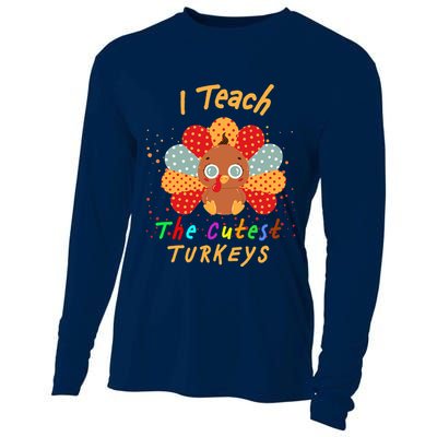 I Teach The Cutest Turkeys Cooling Performance Long Sleeve Crew