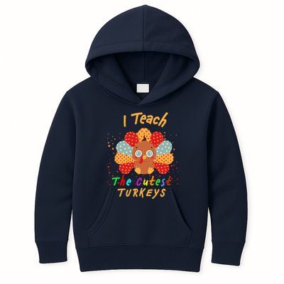 I Teach The Cutest Turkeys Kids Hoodie