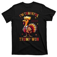 IM Thankful Trump Won Thanksgiving Trump Autumn Turkey 2024 T-Shirt