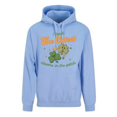 I Teach The Cutest Clovers In The Patch Unisex Surf Hoodie