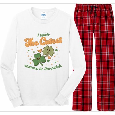 I Teach The Cutest Clovers In The Patch Long Sleeve Pajama Set