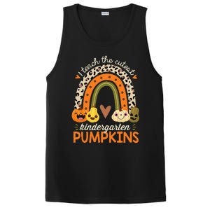 I Teach The Cutest Kindergarten Pumpkin Halloween Teacher PosiCharge Competitor Tank