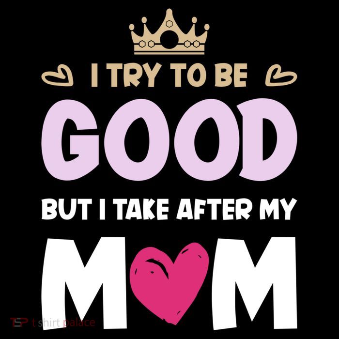 I Try To Be Good But I Take After My Mom Daughter Funny Gift Wool Snapback Cap