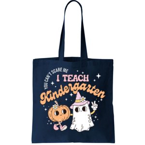 I Teach The Cutest Kindergarten Pumpkins Halloween Teacher Tote Bag