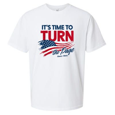 ItS Time To Turn The Page Kamala Harris President Sueded Cloud Jersey T-Shirt