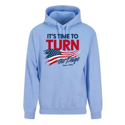 ItS Time To Turn The Page Kamala Harris President Unisex Surf Hoodie