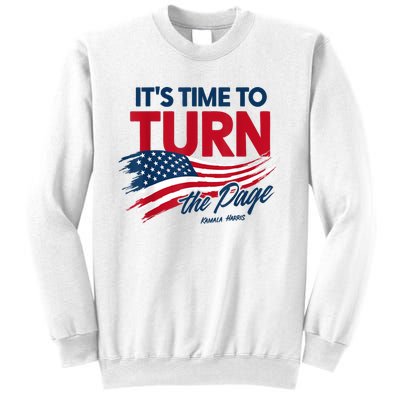 ItS Time To Turn The Page Kamala Harris President Sweatshirt