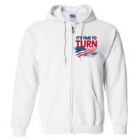 ItS Time To Turn The Page Kamala Harris President Full Zip Hoodie