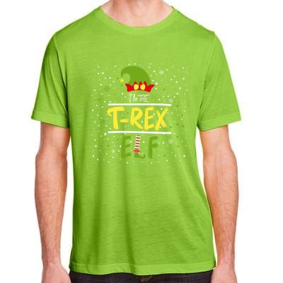 IM The Trex Elf Sarcastic Mom Christmas Family Cute Gift Adult ChromaSoft Performance T-Shirt