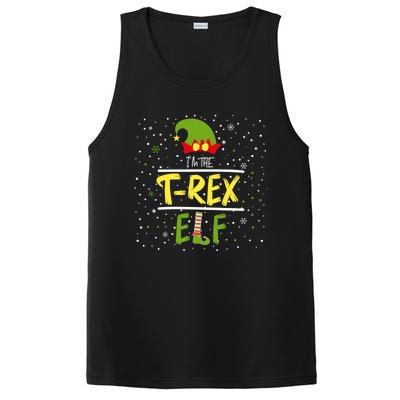 IM The Trex Elf Sarcastic Mom Christmas Family Cute Gift PosiCharge Competitor Tank