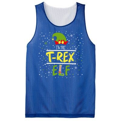 IM The Trex Elf Sarcastic Mom Christmas Family Cute Gift Mesh Reversible Basketball Jersey Tank