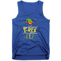 IM The Trex Elf Sarcastic Mom Christmas Family Cute Gift Tank Top