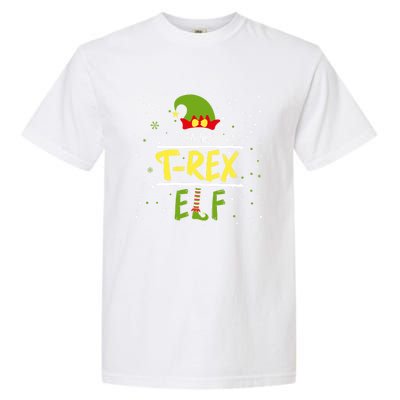 IM The Trex Elf Sarcastic Mom Christmas Family Cute Gift Garment-Dyed Heavyweight T-Shirt