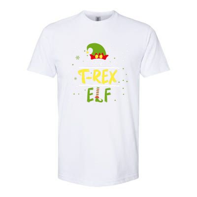 IM The Trex Elf Sarcastic Mom Christmas Family Cute Gift Softstyle CVC T-Shirt