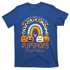 I Teach The Cutest Pumpkins In The Patch Teacher Halloween 1780 T-Shirt