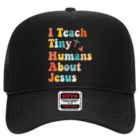 I Teach Tiny Humans About Jesus Teacher Trucker Hat