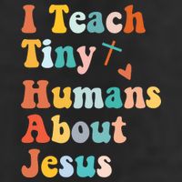 I Teach Tiny Humans About Jesus Teacher Trucker Hat