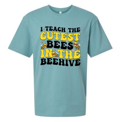 I Teach The Cutest Bees In The Beehive Sueded Cloud Jersey T-Shirt