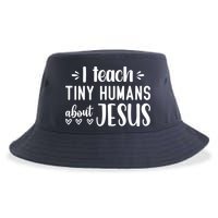 I Teach Tiny Humans About Jesus Sustainable Bucket Hat