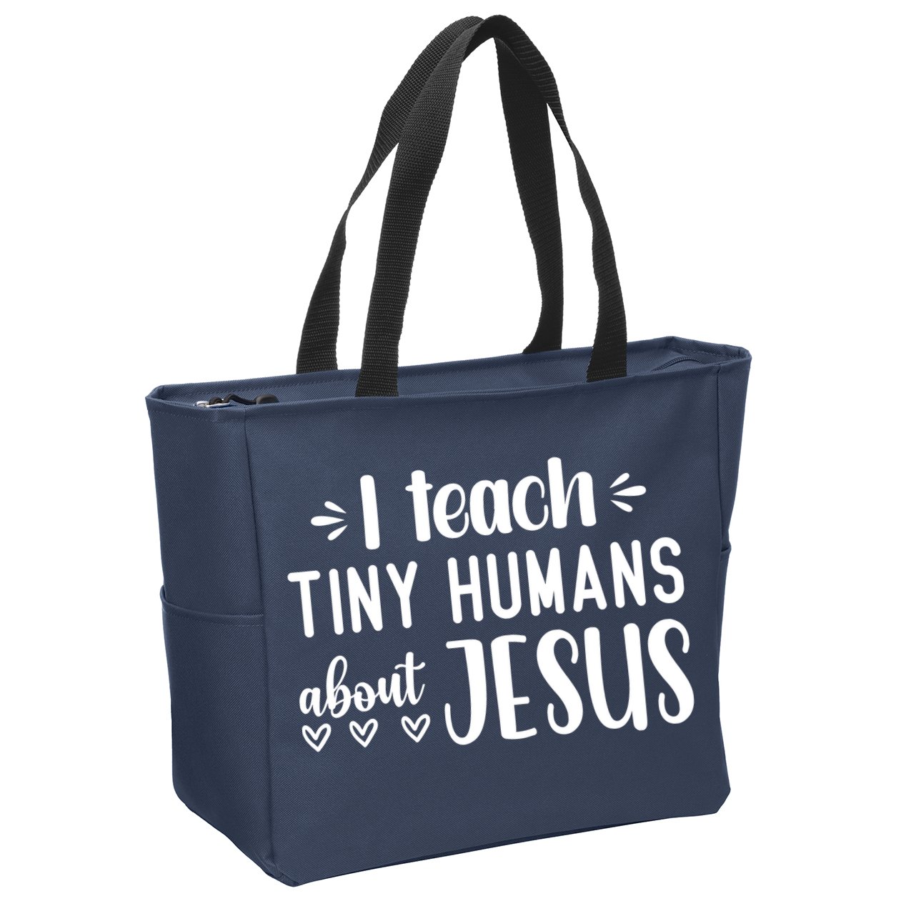 I Teach Tiny Humans About Jesus Zip Tote Bag