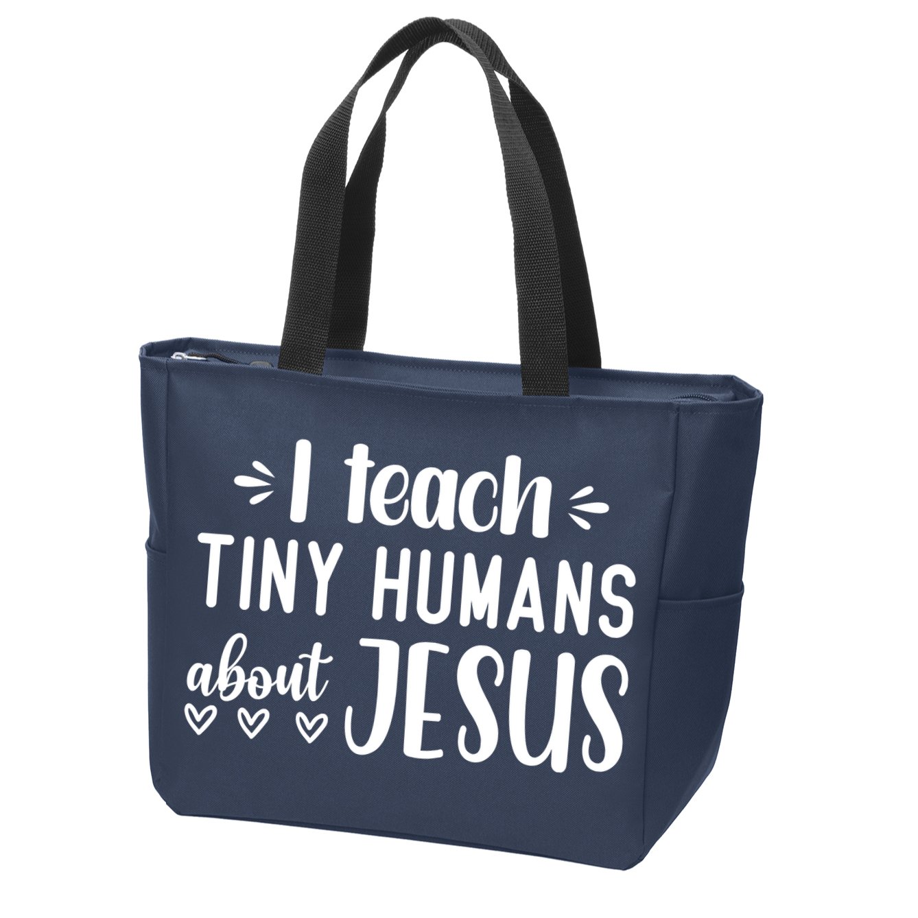 I Teach Tiny Humans About Jesus Zip Tote Bag
