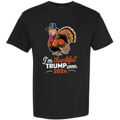 Im Thankful Trump Won 2024 Garment-Dyed Heavyweight T-Shirt